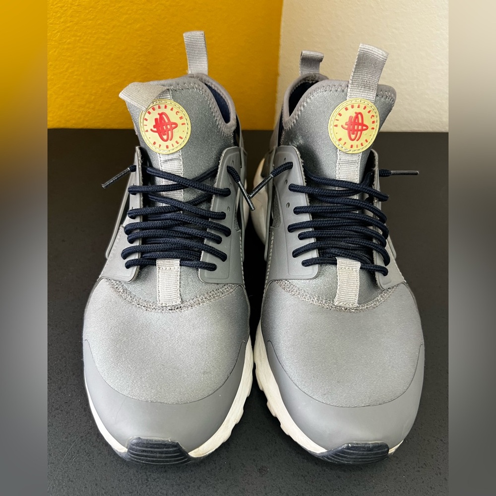 Nike Mens Air Huarache Run 819685-013 Gray Running Shoes Sneakers Size 8.5